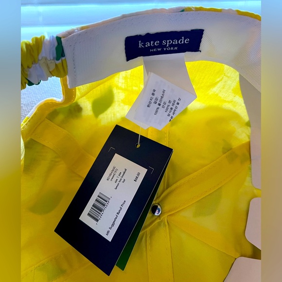 Kate Spade NEW W/tags Lemon Toss Baseball Hat